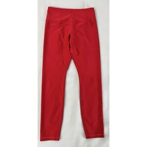 Athleta Elation Sheen Tight Legging Lustre Sz Medium 7/8 Poches Hot Red Gym‎